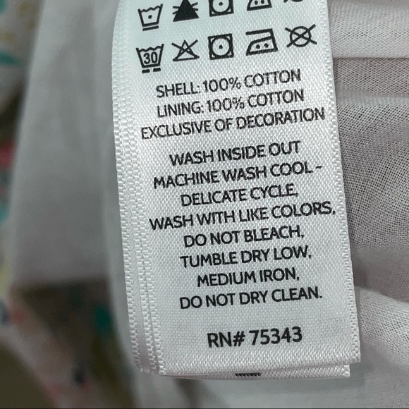 Tommy Bahama Girls Handkerchief Hem Dress – Size 2T - Picture 10 of 10